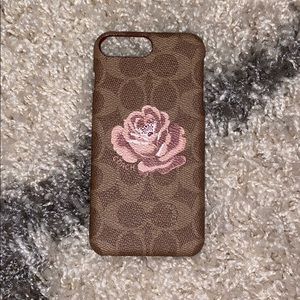 COACH floral phone case